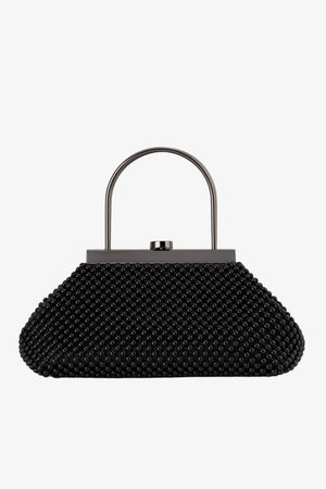 Olga Berg Mimi Ball Mesh Frame Bag