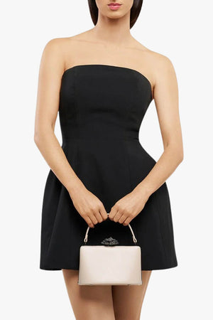 Olga Berg Grace Embellished Frame Bag