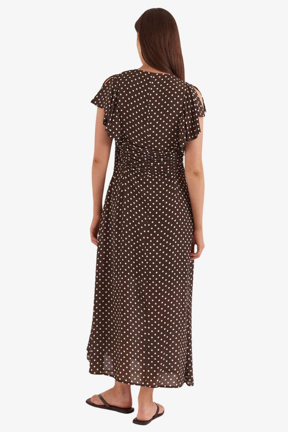 Sass Elba Ruched Waist Dress