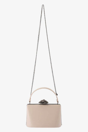 Olga Berg Grace Embellished Frame Bag