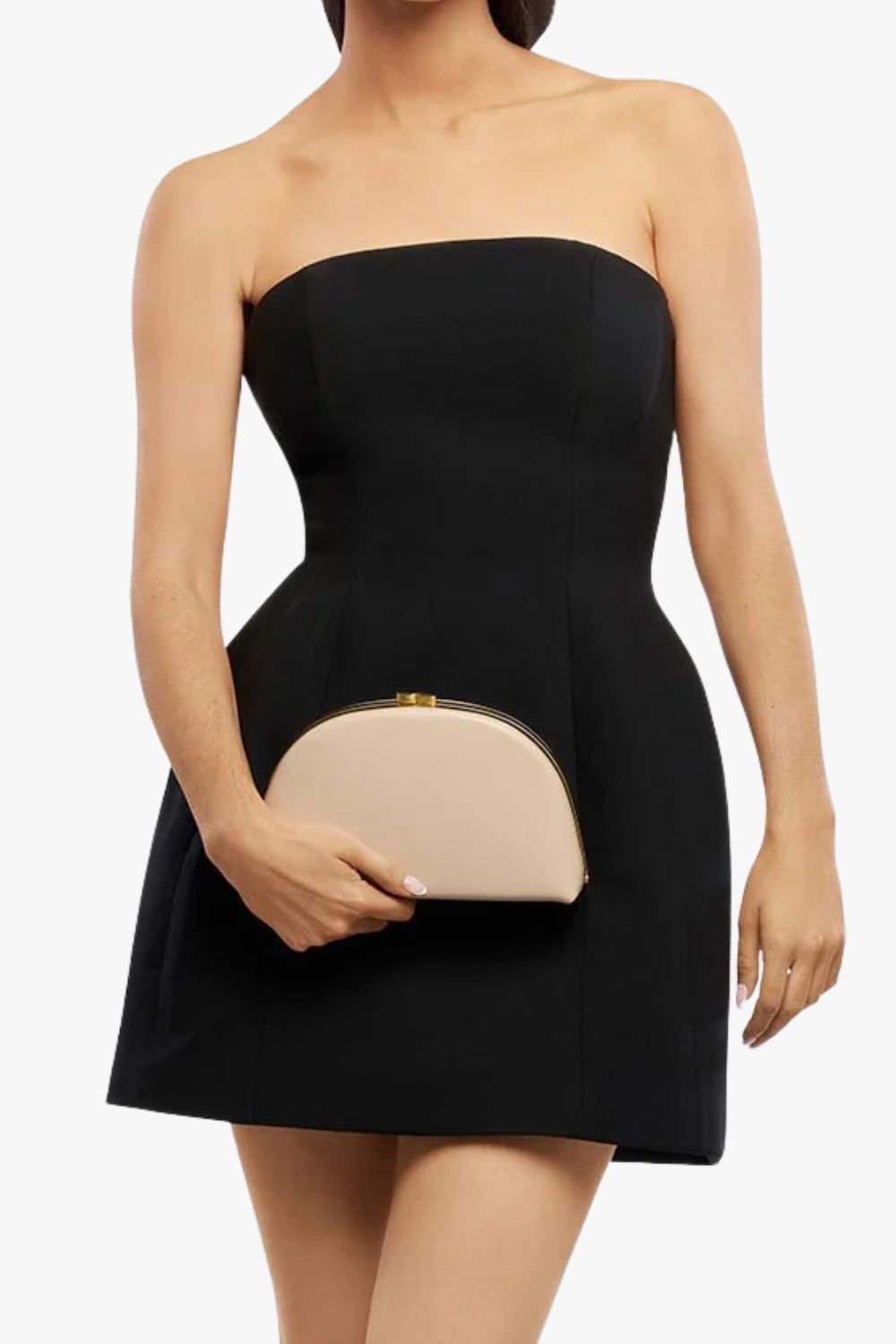 Olga Berg Celeste Curved Clutch