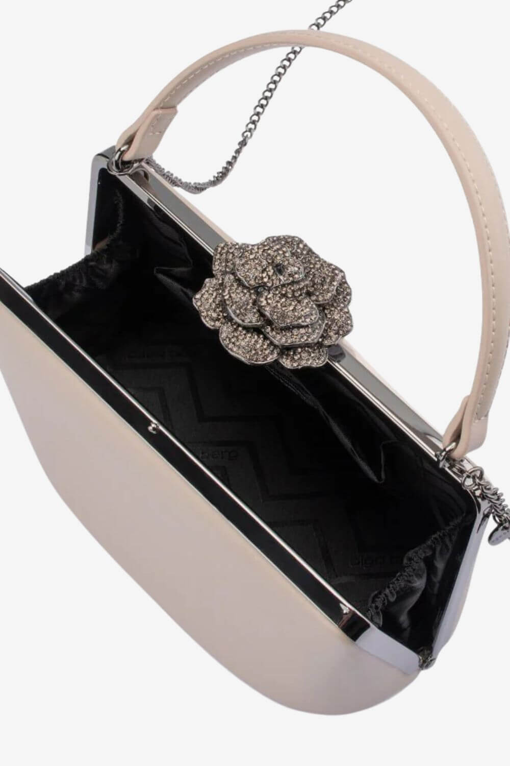 Olga Berg Grace Embellished Frame Bag