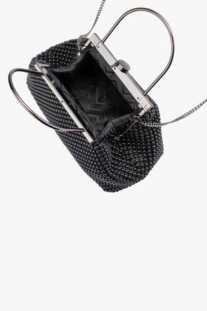 Olga Berg Mimi Ball Mesh Frame Bag