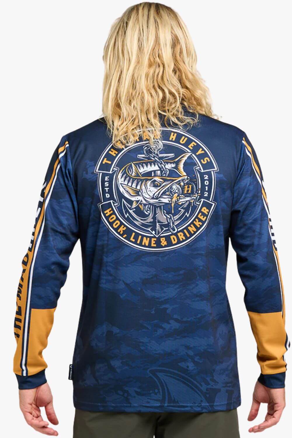 The Mad Hueys Hooked Cuda Fishing Jersey