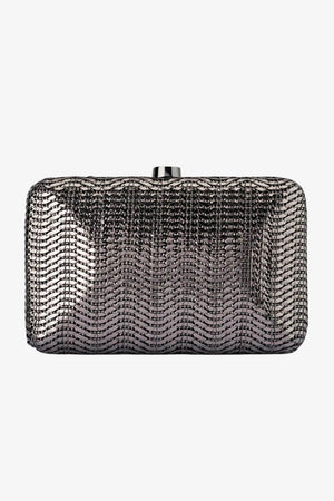 Olga Berg Hannah Textured Clutch