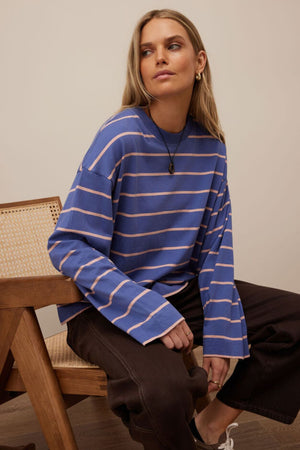 Ceres Life Beau Long Sleeve Slouchy Tee