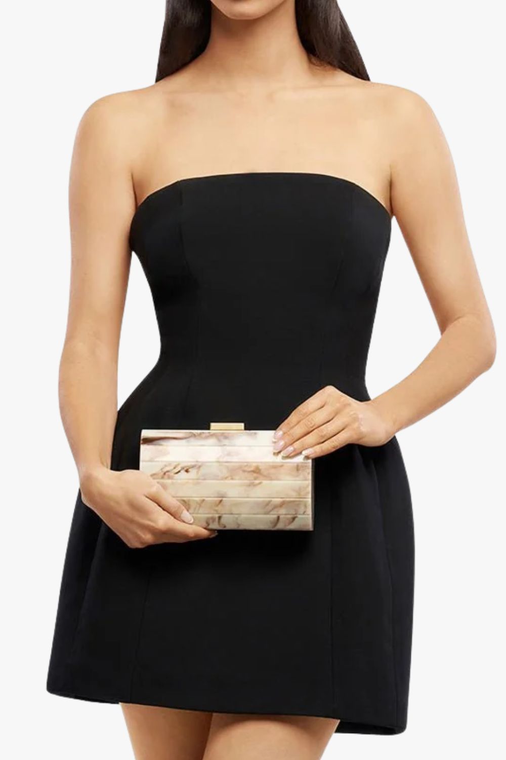 Olga Berg Odette Acrylic Clutch