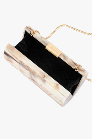 Olga Berg Odette Acrylic Clutch
