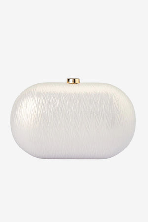 Olga Berg Izza Oval Clutch