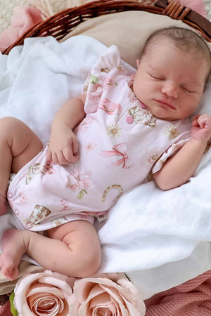 Snuggle Hunny Boots & Bows Short Sleeve Organic Bodysuit with Frill