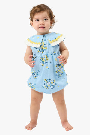 Goldie + Ace Floral Ava Collared Romper