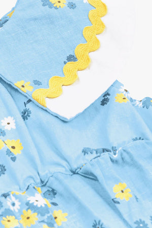 Goldie + Ace Floral Ava Collared Romper