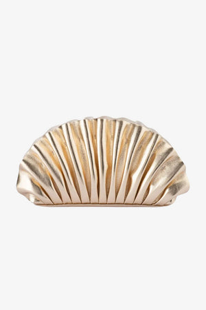 Olga Berg Hollie Pleated Clutch