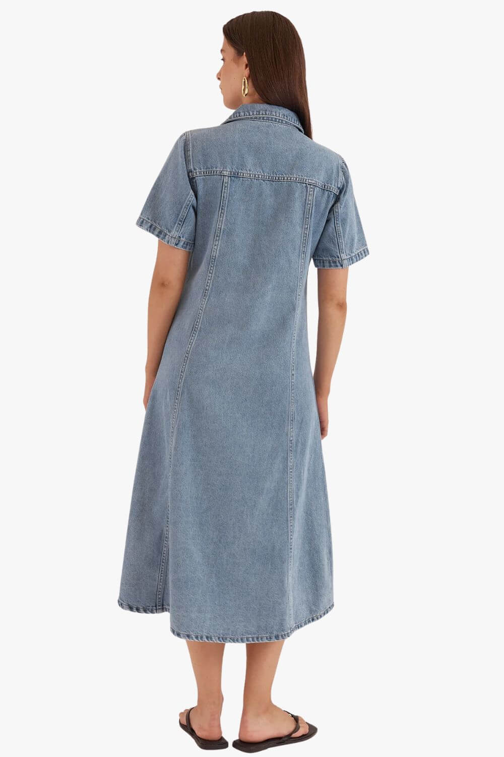 Sass Kara Denim Midi Dress