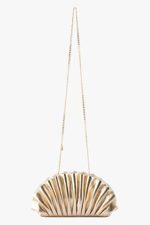Olga Berg Hollie Pleated Clutch