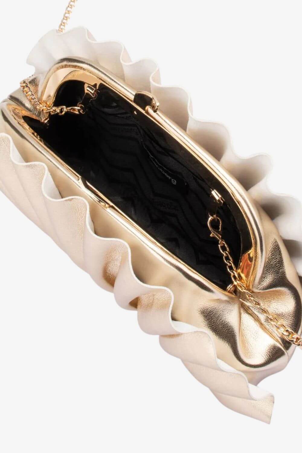 Olga Berg Hollie Pleated Clutch