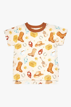 Snuggle Hunny Cowboys Organic Short Sleeve T-Shirt