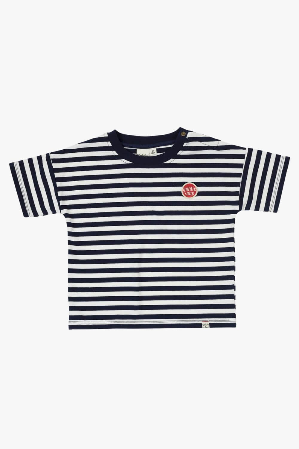 Goldie + Ace Essential Stripe Logo T-Shirt