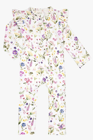 Snuggle Hunny Gracie Organic Snugglesuit Convertible Romper with Frill