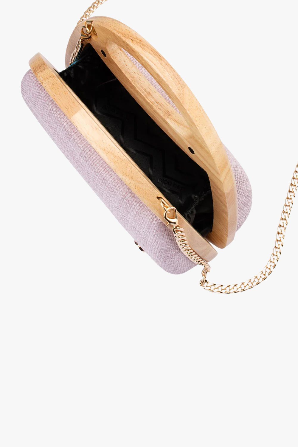 Olga Berg Sarah Wooden Frame Bag