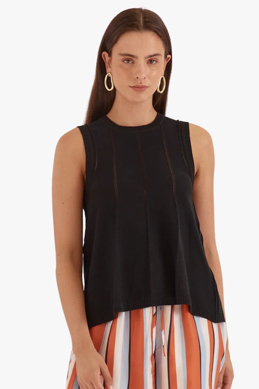 Sass Krista Pointelle Tank