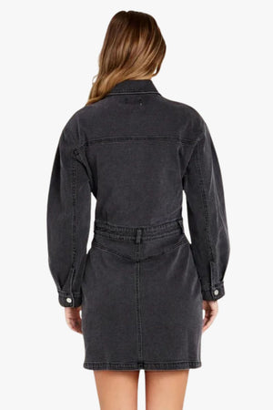 Sass Gabrielle Long Sleeve Denim Dress