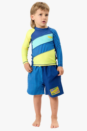 Goldie + Ace Stripe Panel Board Shorts
