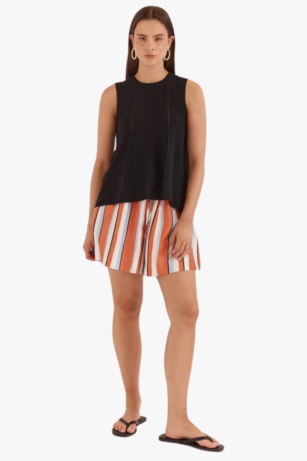 Sass Krista Pointelle Tank