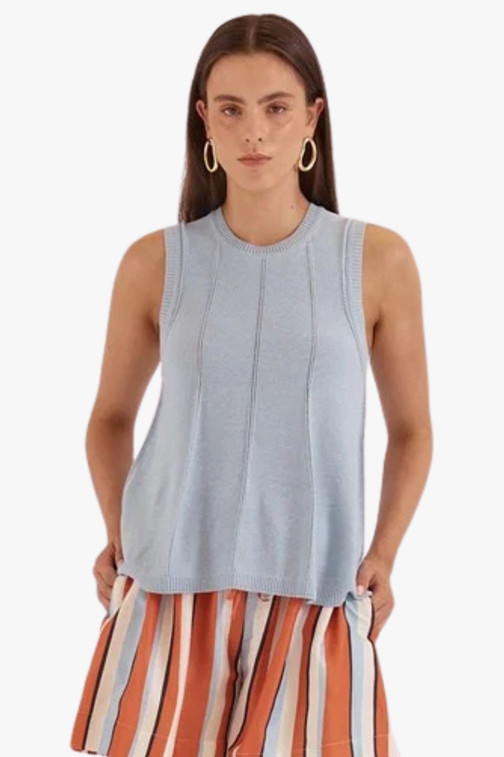 Sass Krista Pointelle Tank