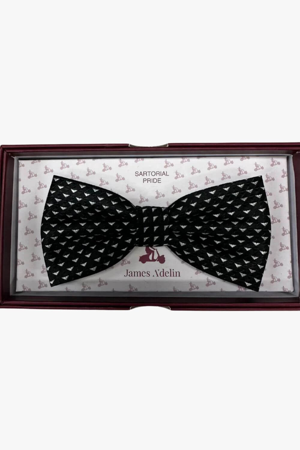 James Adelin Textured Microfibre Bow Tie