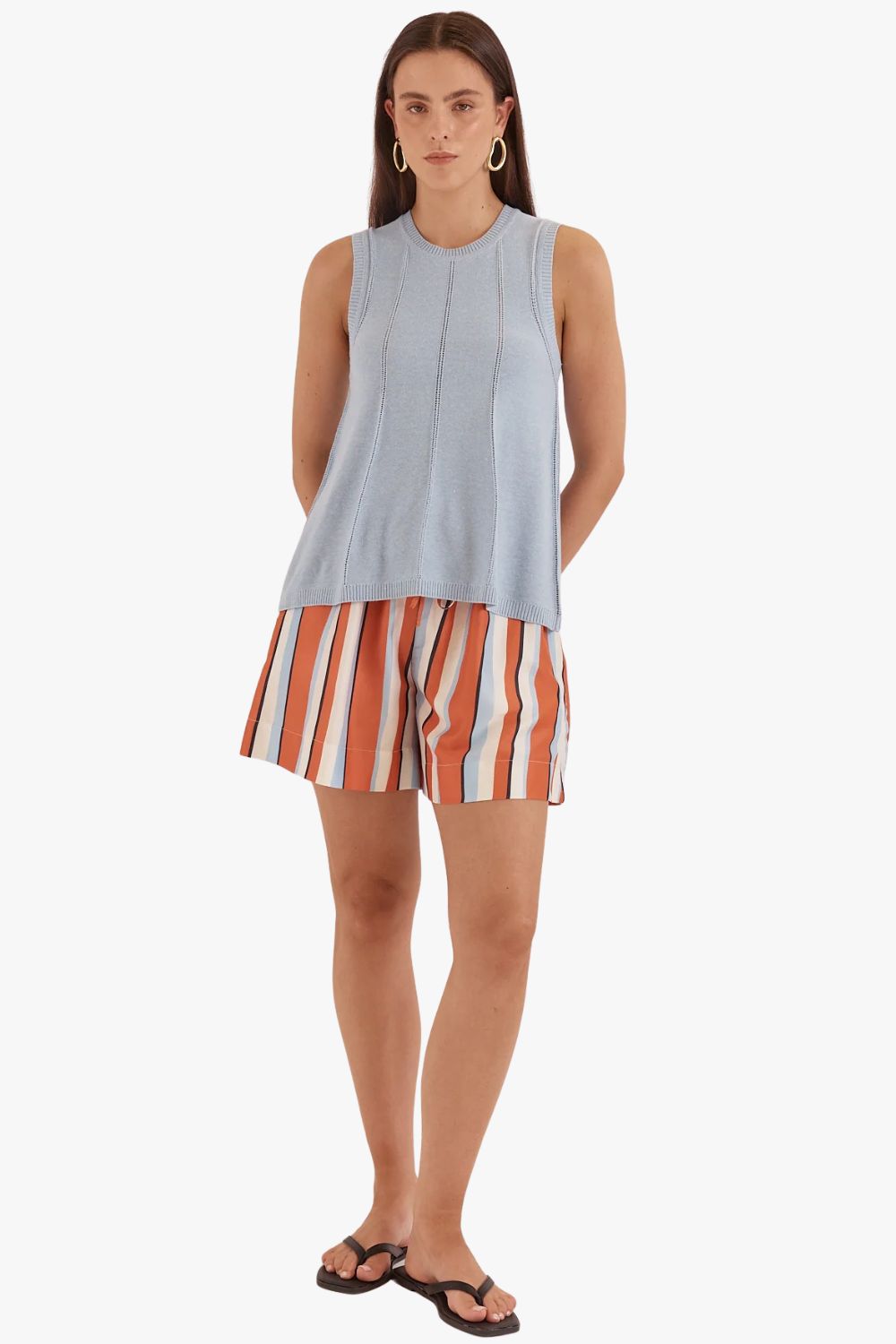 Sass Krista Pointelle Tank
