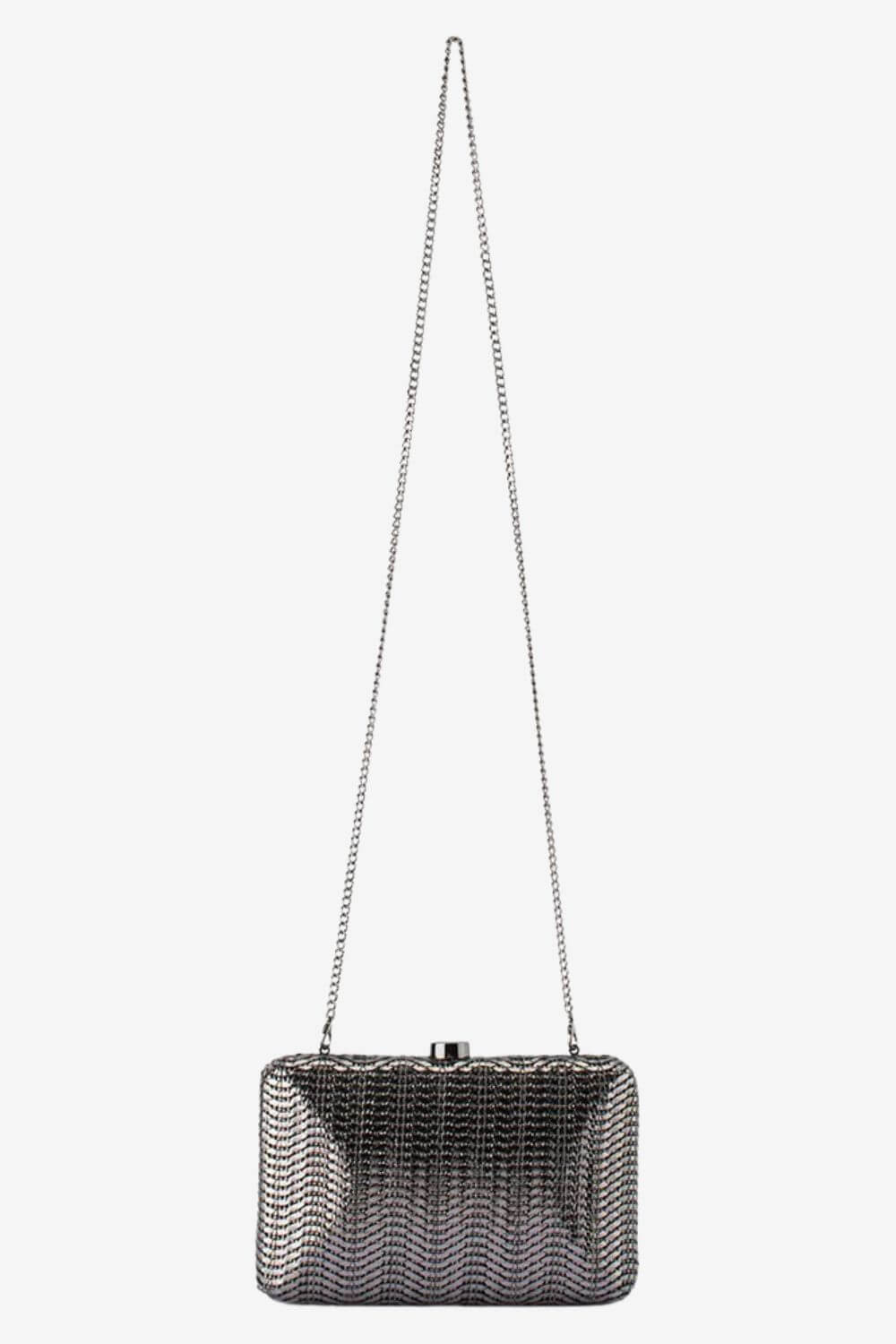 Olga Berg Hannah Textured Clutch