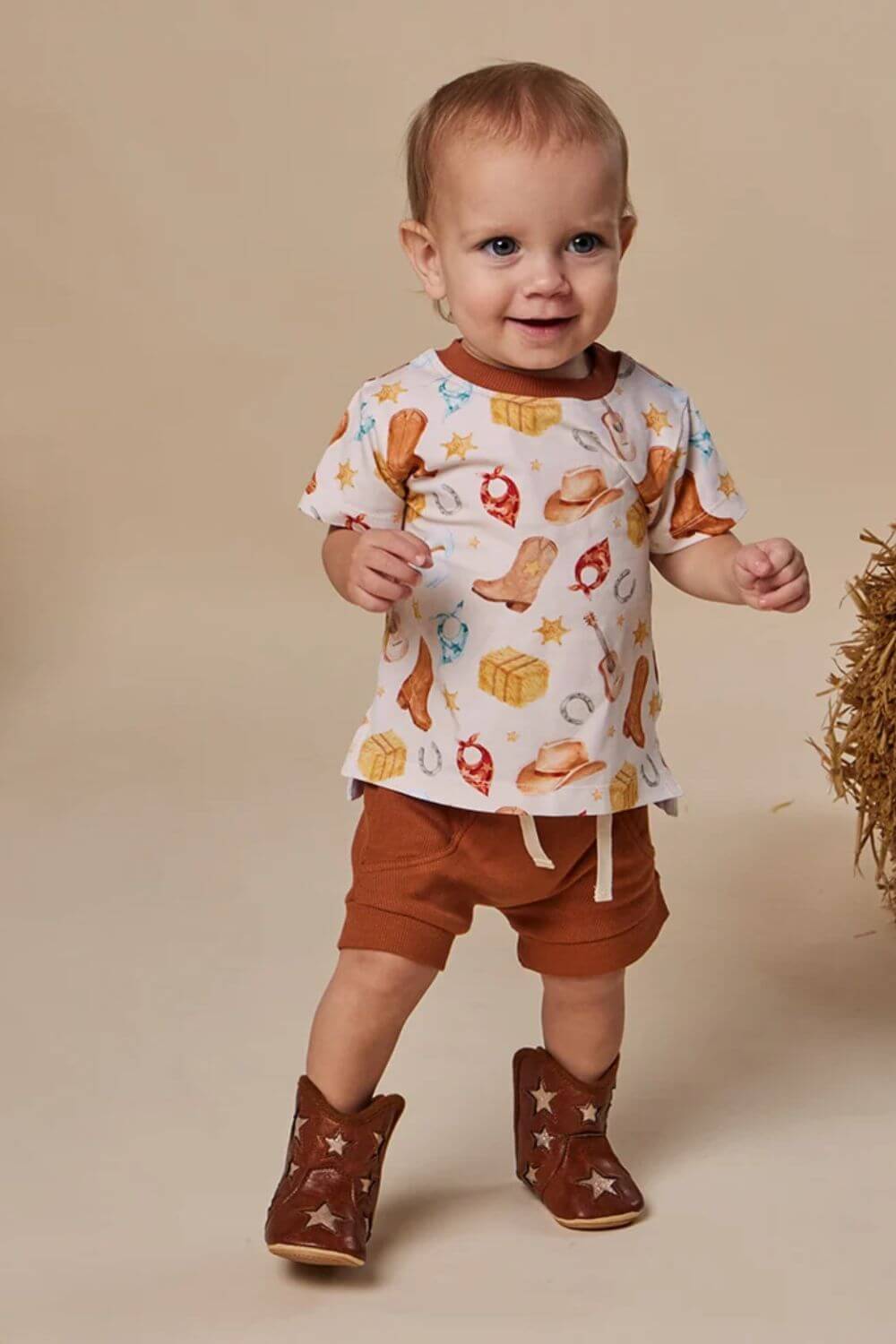 Snuggle Hunny Cowboys Organic Short Sleeve T-Shirt