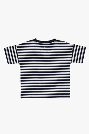 Goldie + Ace Essential Stripe Logo T-Shirt