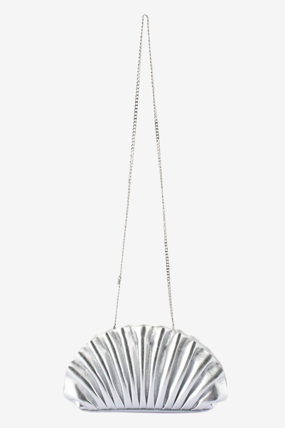 Olga Berg Hollie Pleated Clutch