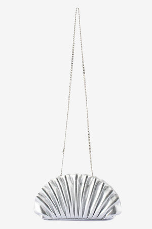 Olga Berg Hollie Pleated Clutch