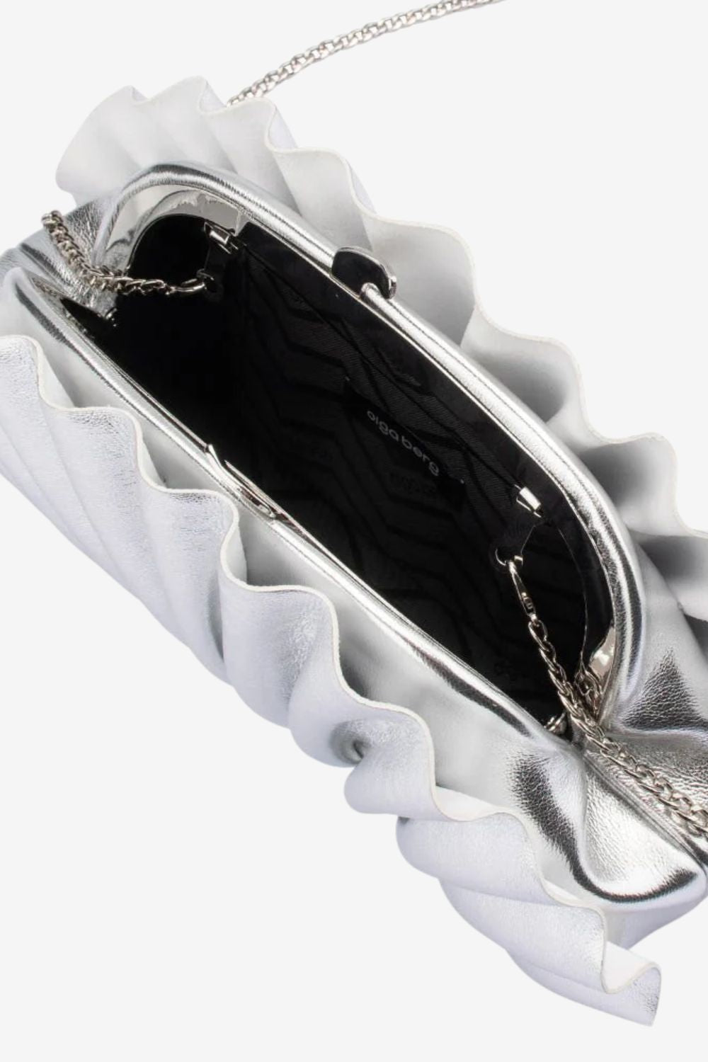 Olga Berg Hollie Pleated Clutch