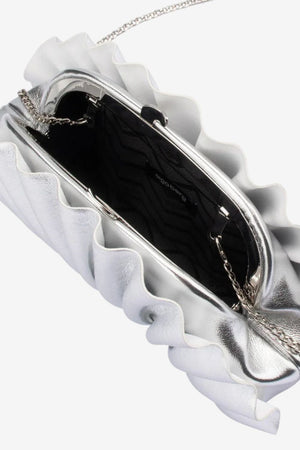 Olga Berg Hollie Pleated Clutch