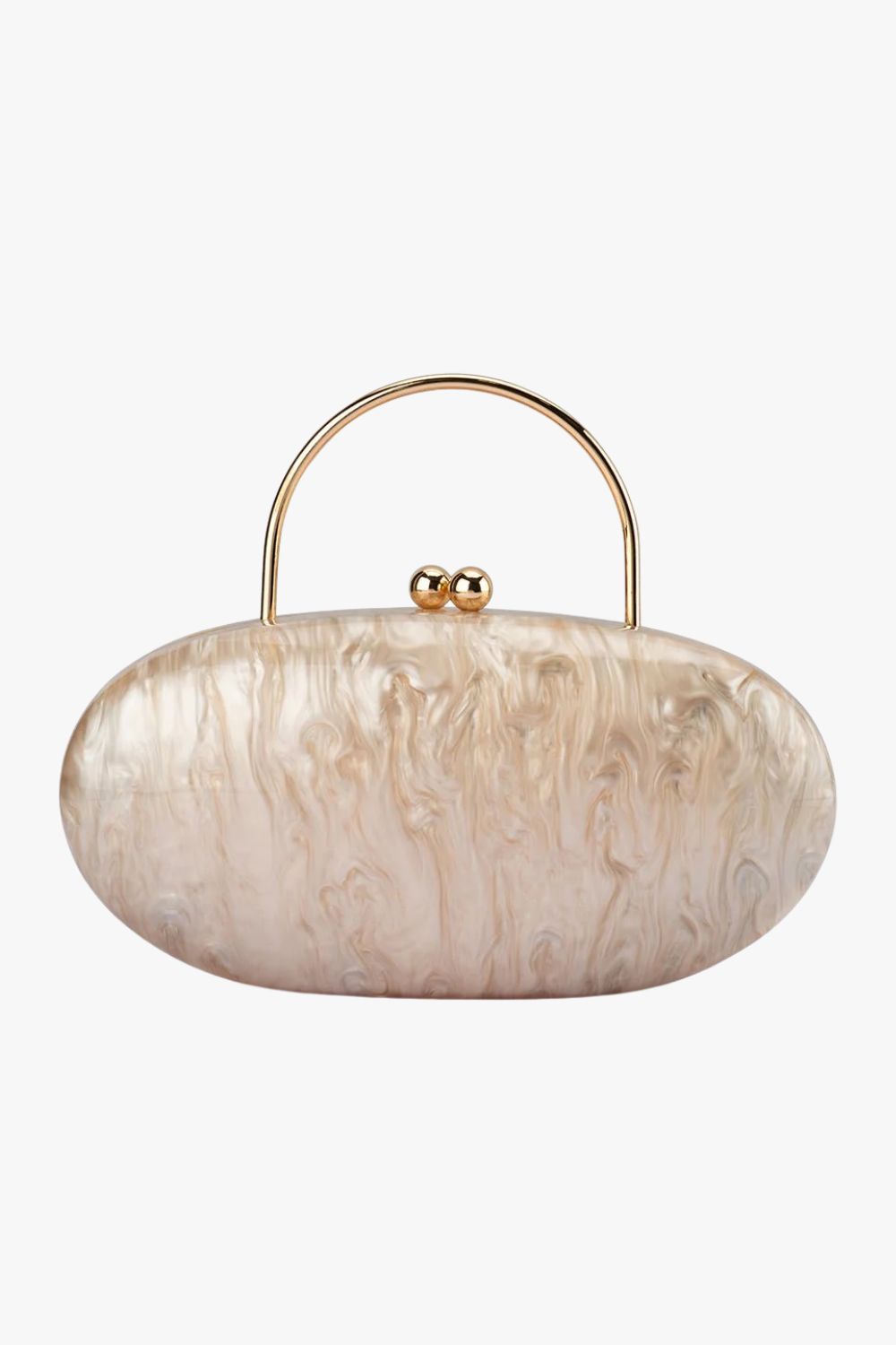 Olga Berg Imelda Acrylic Top Handle Bag
