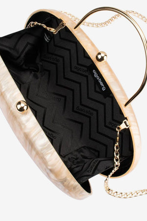 Olga Berg Imelda Acrylic Top Handle Bag