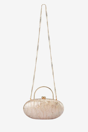 Olga Berg Imelda Acrylic Top Handle Bag