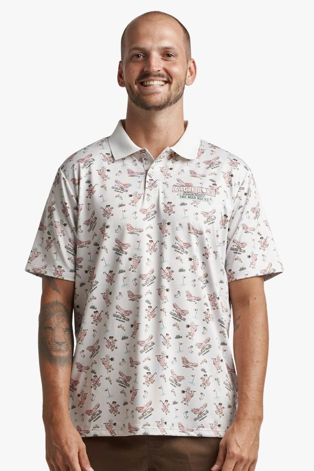 The Mad Hueys Eagle Boys Golf Polo
