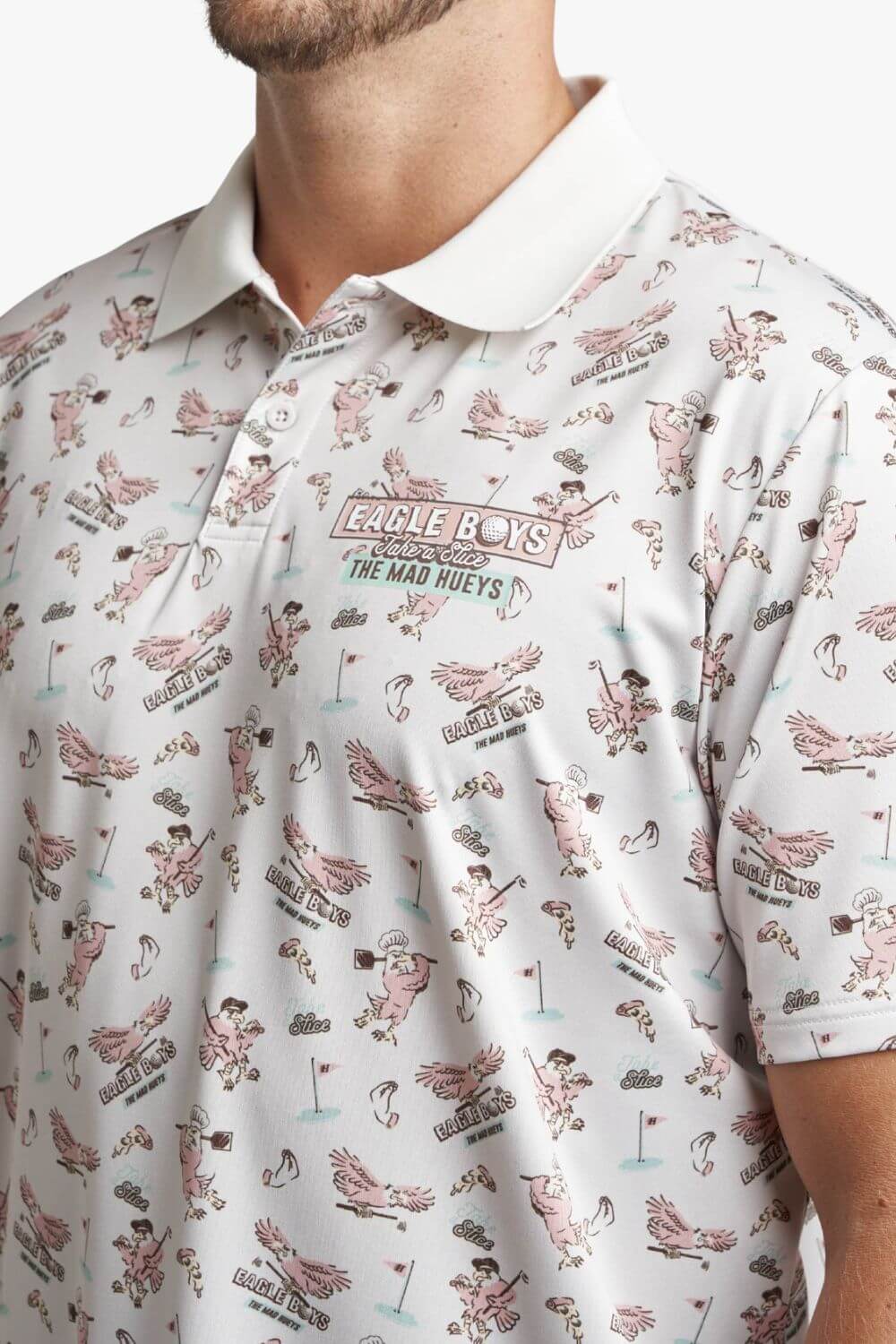 The Mad Hueys Eagle Boys Golf Polo