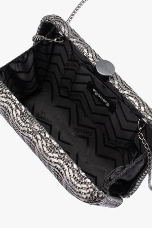 Olga Berg Hannah Textured Clutch