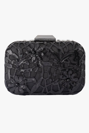 Olga Berg Elena Appliqued Clutch