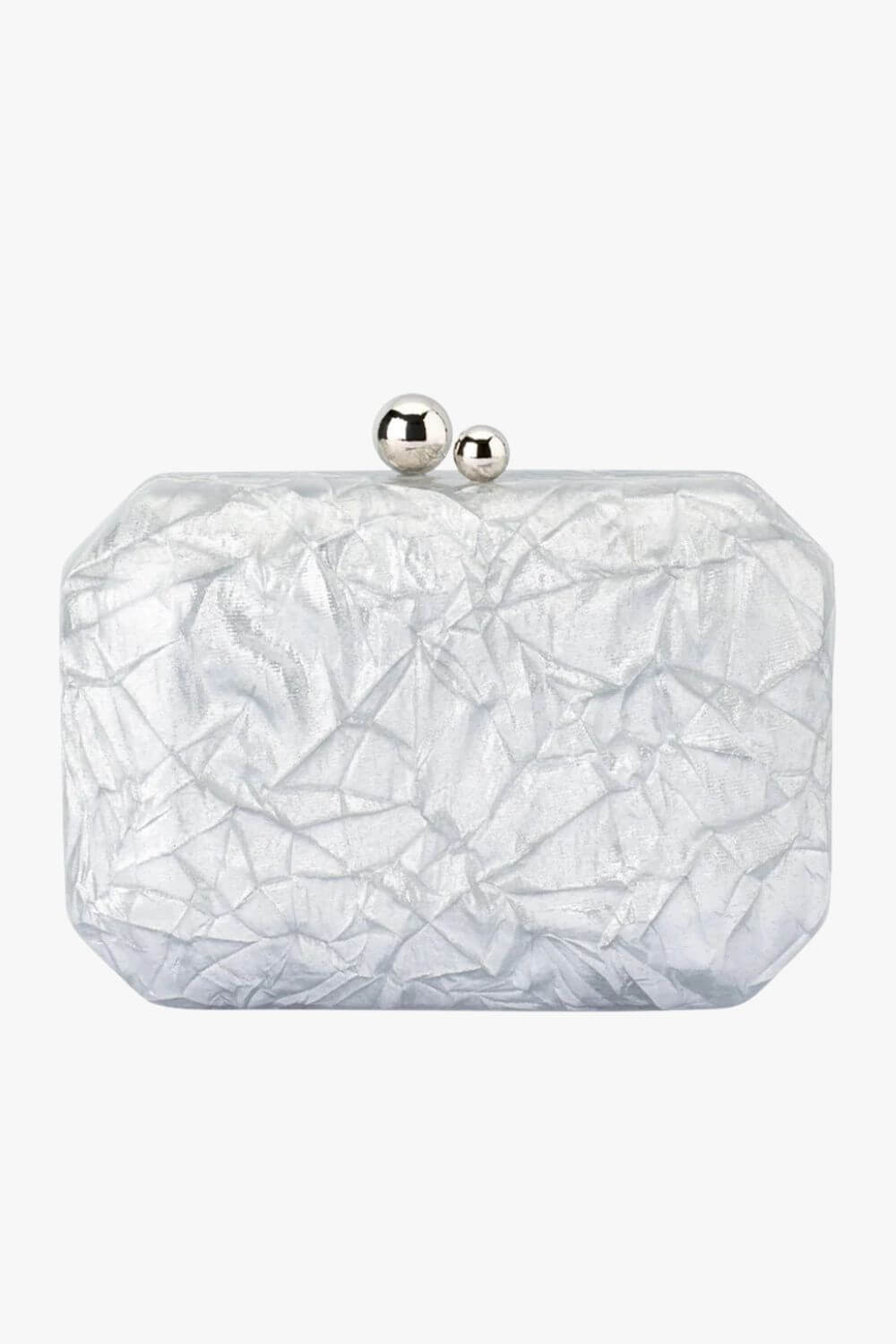 Olga Berg Mateo Mettalic Clutch
