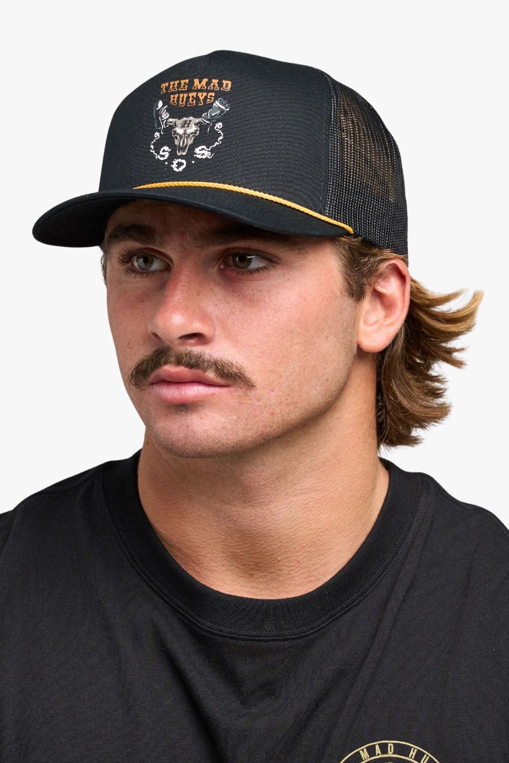 The Mad Hueys SOS Twill Trucker Cap