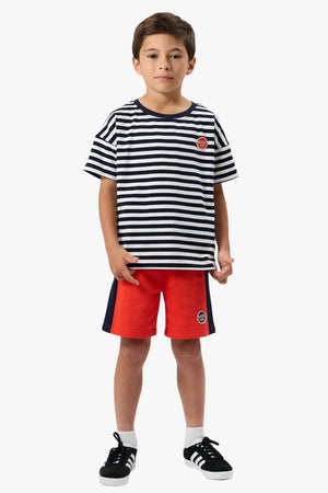 Goldie + Ace Essential Stripe Logo T-Shirt