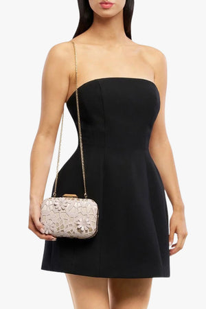 Olga Berg Elena Appliqued Clutch