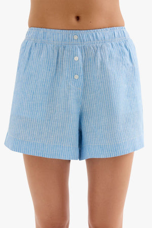 Nude Lucy Lounge Stripe Linen Short